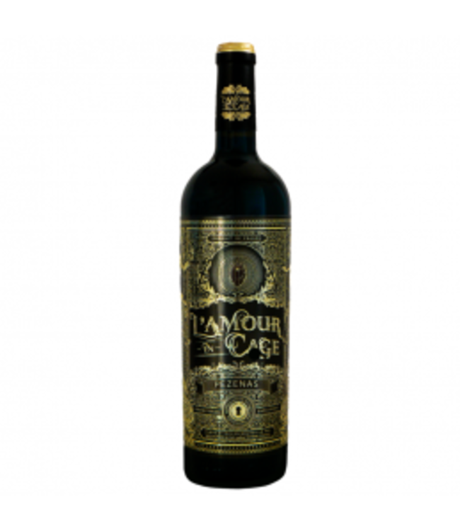 Vignobles Vellas DOMAINE DAURION VIN ROUGE - L AMOUR EN CAGE - 14 % VOL 75CL AOP PEZENAS .