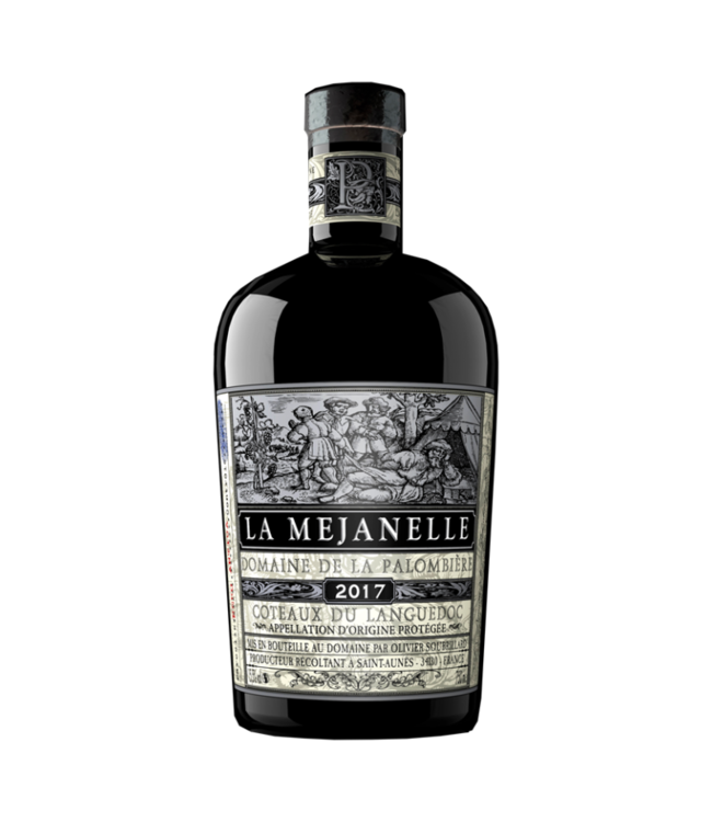 Vignobles Vellas DOMAINE DE LA PALOMBIERE 1869 BIO AOP LA MEJANELLE ROUGE0.75L 15 % VOL