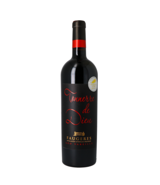 Vignobles Vellas TONNERRE DE DIEU VIN ROUGE DOMAINE LEO VAREILLE AOP FAUGERES 14% 75 CL