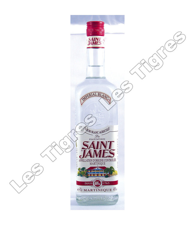 Saint James SAINT JAMES RHUM BLANC 40 % 70CL B6S1
