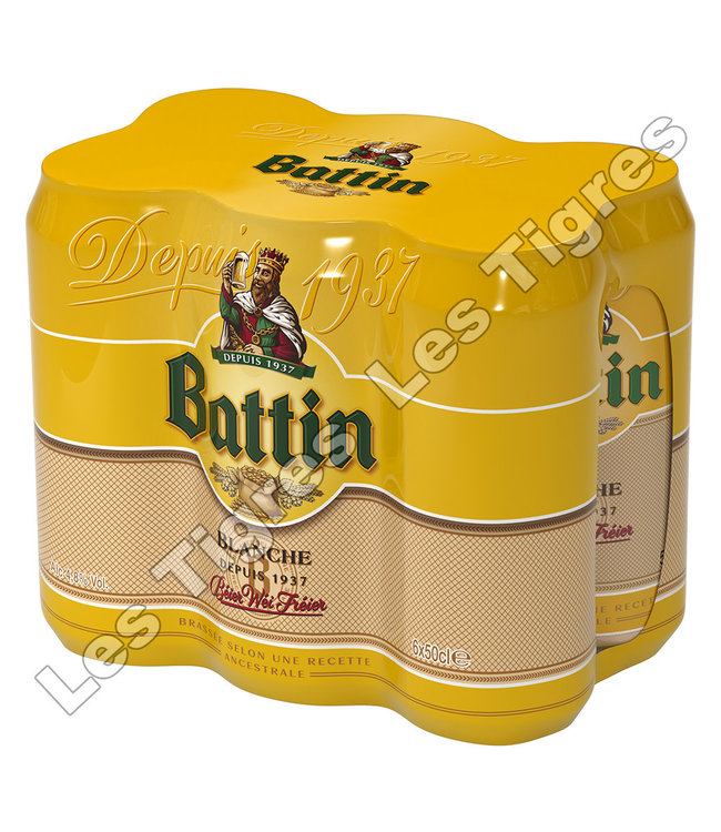 Battin BATTIN BLANCHE CAN 4.8 % 50 CL B24S24