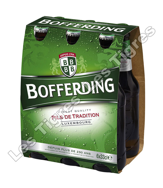 Bofferding BOFFERDING PILS 4.8 % BOUT 24X33CL B24S24 PLATEAU
