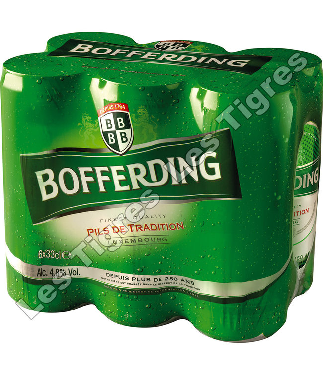Bofferding BOFFERDING PILS 4.8 % VOL CAN 24X33CL B24S24