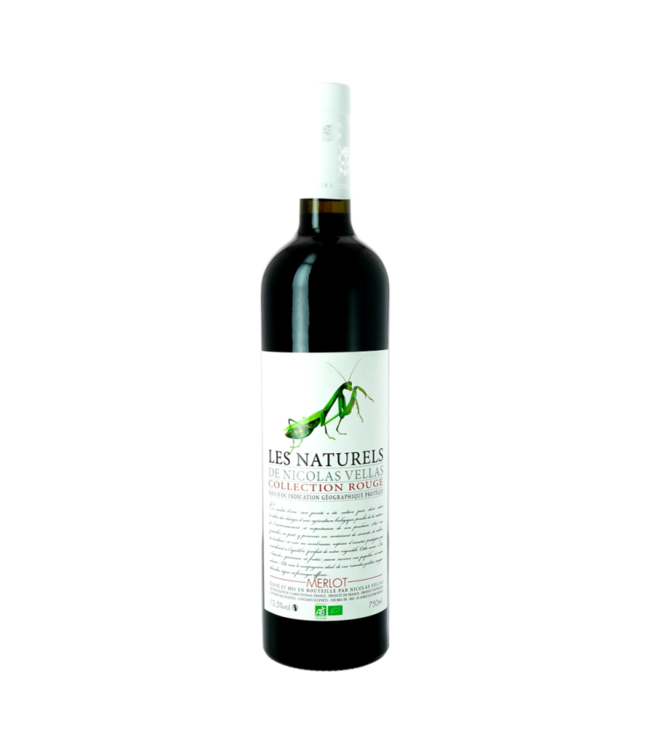Vignobles Vellas NICOLAS VELLAS - LES NATURELS - ROUGE  MERLOT BIO IGP OC 14 % VOL 75CL