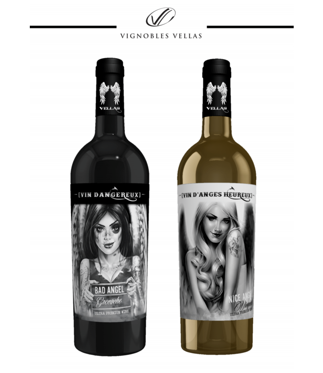 Vignobles Vellas NICE ANGEL ROUGE PINOT NOIR 0.75L 14.5 % VOL