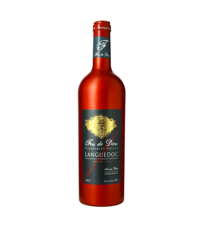 Vignobles Vellas FEU DE DIEUX ROUGE AOP LANGUEDOC 0.75L  15 % VOL