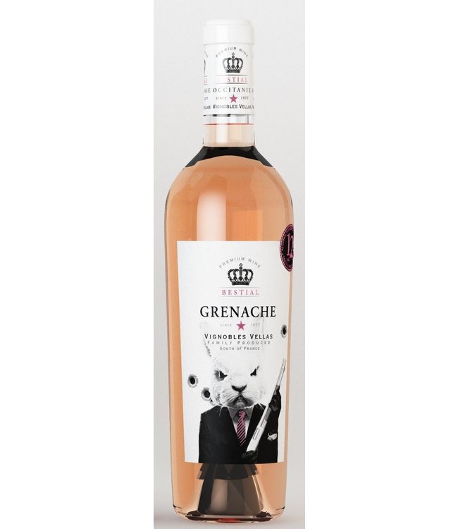 Vignobles Vellas - de 13° BESTIAL VIN ROSE GRENACHE IGP OC 12.5 % 75CL