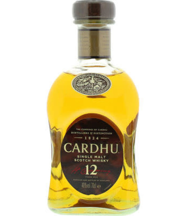 Whisky CARDHU WHISKY 12 YEARS 40 DEG 70 CL B6S1