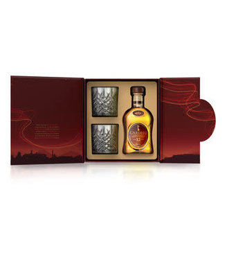 Whisky CARDHU 12 YEARS EN ETUI + 2 TUMBLERS GLAS B6S1