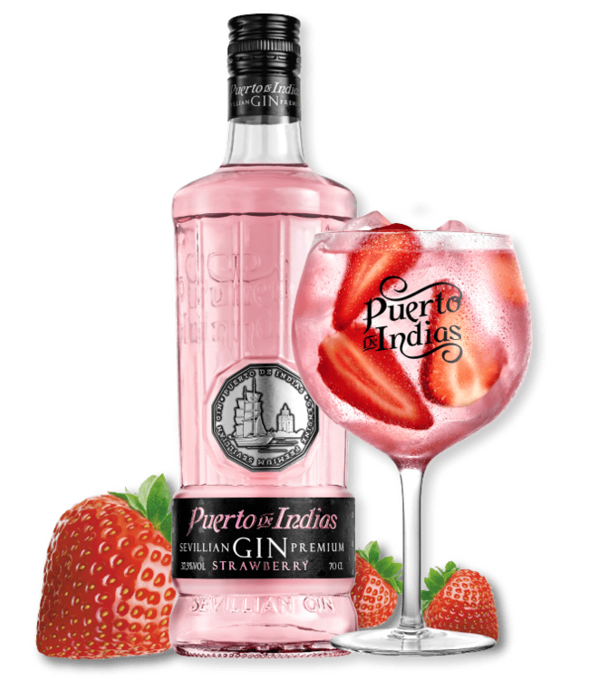 Alcool PUERTO DE INDIAS GIN STRAWBERRY B6S1