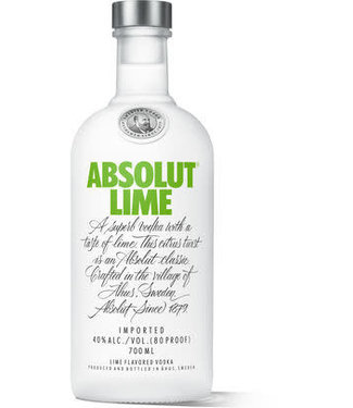 Absolut ABSOLUT VODKA LIME 40 DEG 70 CL B6S1