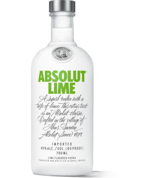 Absolut ABSOLUT VODKA LIME 40 % 70CL B6S1