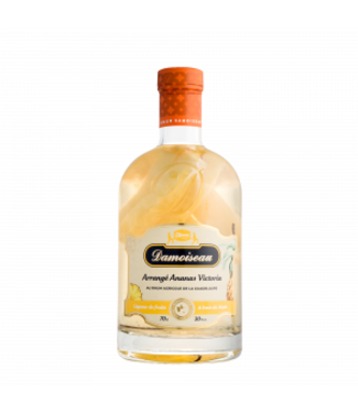 Alcool DAMOISEAU RHUM ARRANGE ANANAS GUADELOUPE 30% VOL 70CL B6S1