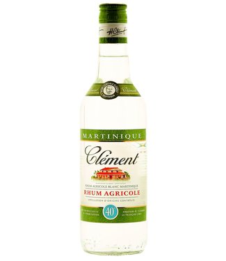 Alcool CLEMENT RHUM AGRICOLE BLANC 40 % 70CL B6S1