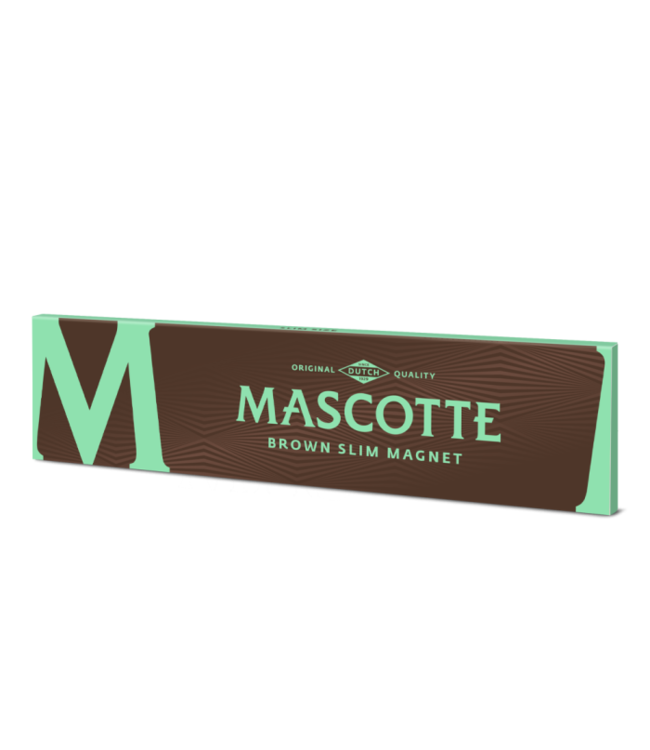 Mascotte MASCOTTE BROWN SLIM SIZE MAGNET 34 LEAVES BOX OF 50 B50S50