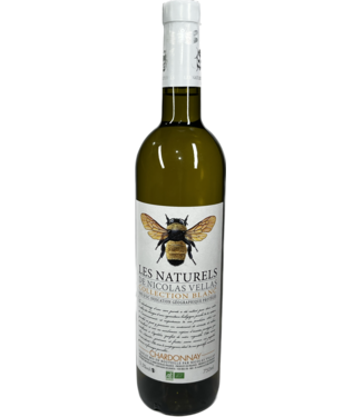 Vignobles Vellas - de 13° LES NATURELS VIN BLANC NICOLAS VELLAS BIO CHARDONNAY PAYS D OC. 12.5 % 75CL