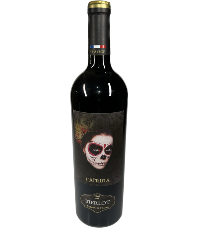 Vignobles Vellas CATRINA - MERLOT ROUGE - IGP OC MERLOT 14 % 75CL