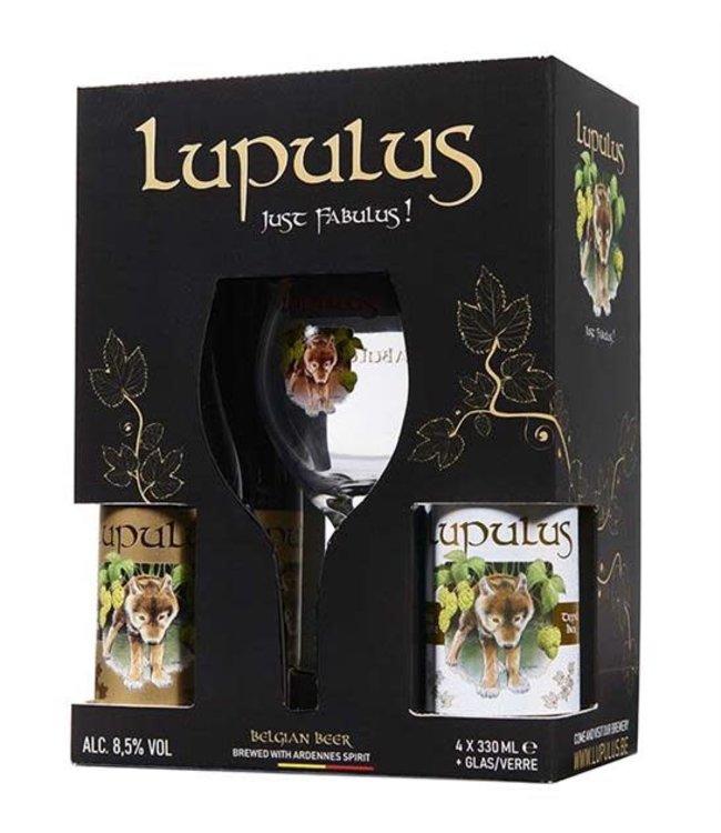 Coffret dégustation 4 x 33cl+ verre - La brasserie de Lulu