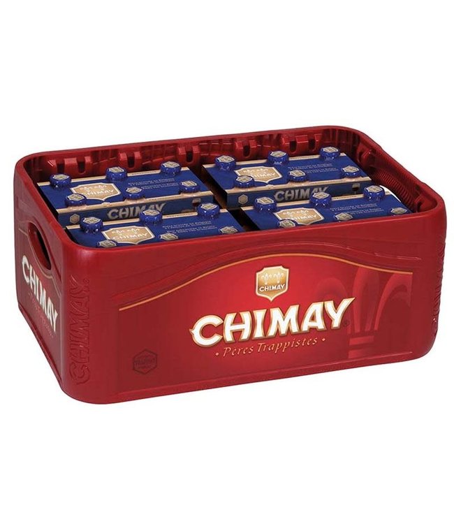Chimay CHIMAY TRAPPISTE BLEUE 33CL 9 % VOL  B24S24 + 24 X 0.10 CTS CONSIGNES + 2.10 EURO CASIER