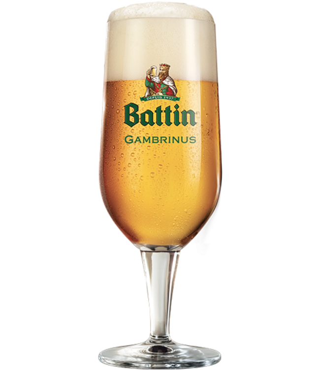 Battin BATTIN GAMBRINUS BOUT. VC 5.2 % 24 X 33 CL + 24 x 10 CTS (SANS CASIER) B24S24