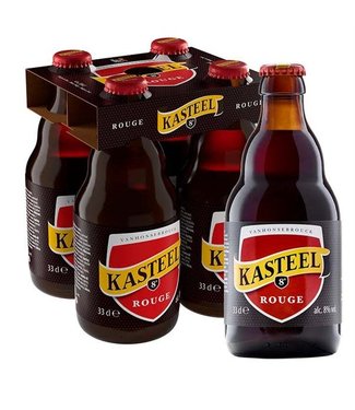 Kasteel KASTEEL ROUGE 8 % VC 24 X 33CL + 24 X 10 CTS ( SANS CASIER ) B24S24