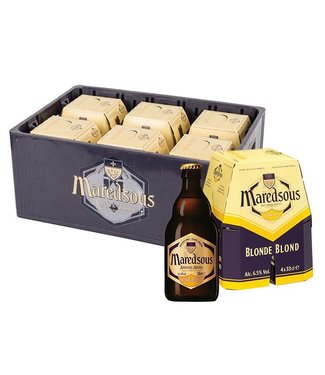 Maredsous MAREDSOUS VC 6.5 %  24 X 33CL + 24 X 0.10 CTS CONSIGNES  COMPRISES ( SANS CASIER ) B24S24