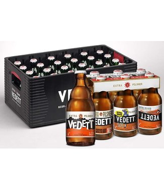 Vedette VEDETTE EXTRA 5.2 % VOL 24X33CL B24S24 CASIER + VIDANGE 4.50 EURO