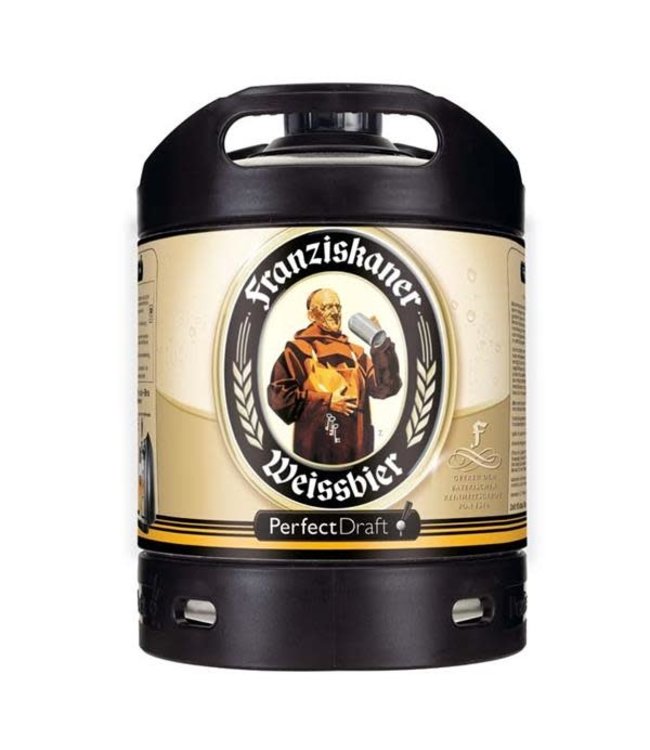 FRANZIKANER 5 % FUT PERFECTDRAFT 6L ( 7.10 EURO CONSIGNE ET CASIER EN + )