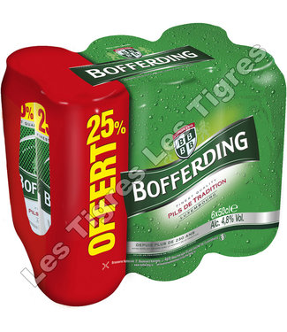 Bofferding BOFFERDING PILS 4.8 % CAN 24  X 50 CL 25% GRATUIT B24S24