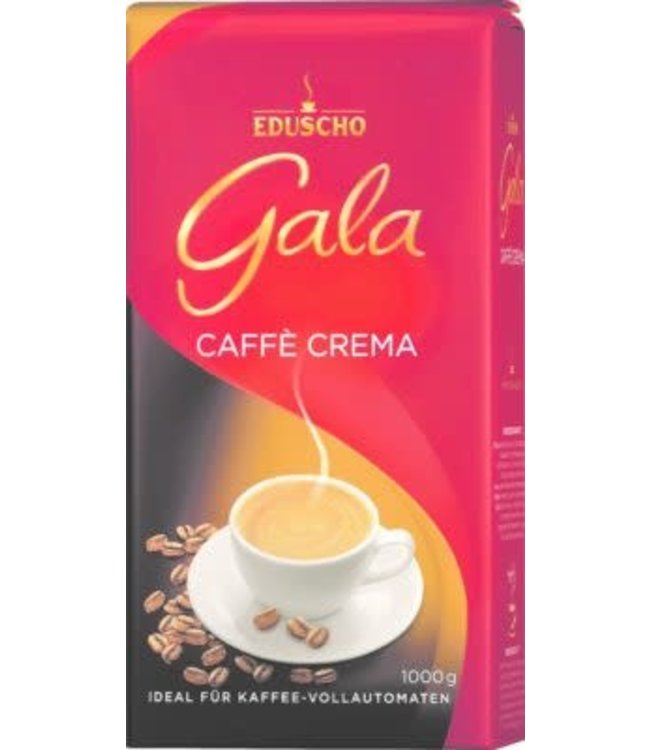 Eduscho EDUSCHO GALA CAFE CREMA KRAEFTIG BOHNE 8 X 1 KG B8S8