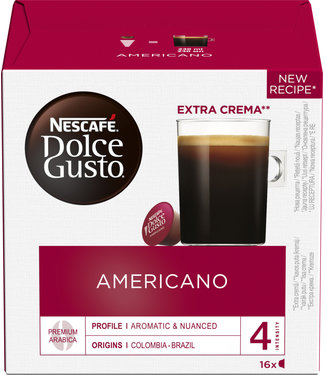 Nescafe NESCAFE DOLCE GUSTO CAFE AMERICAN 3 X 16 CAPS 112 GR B3S3