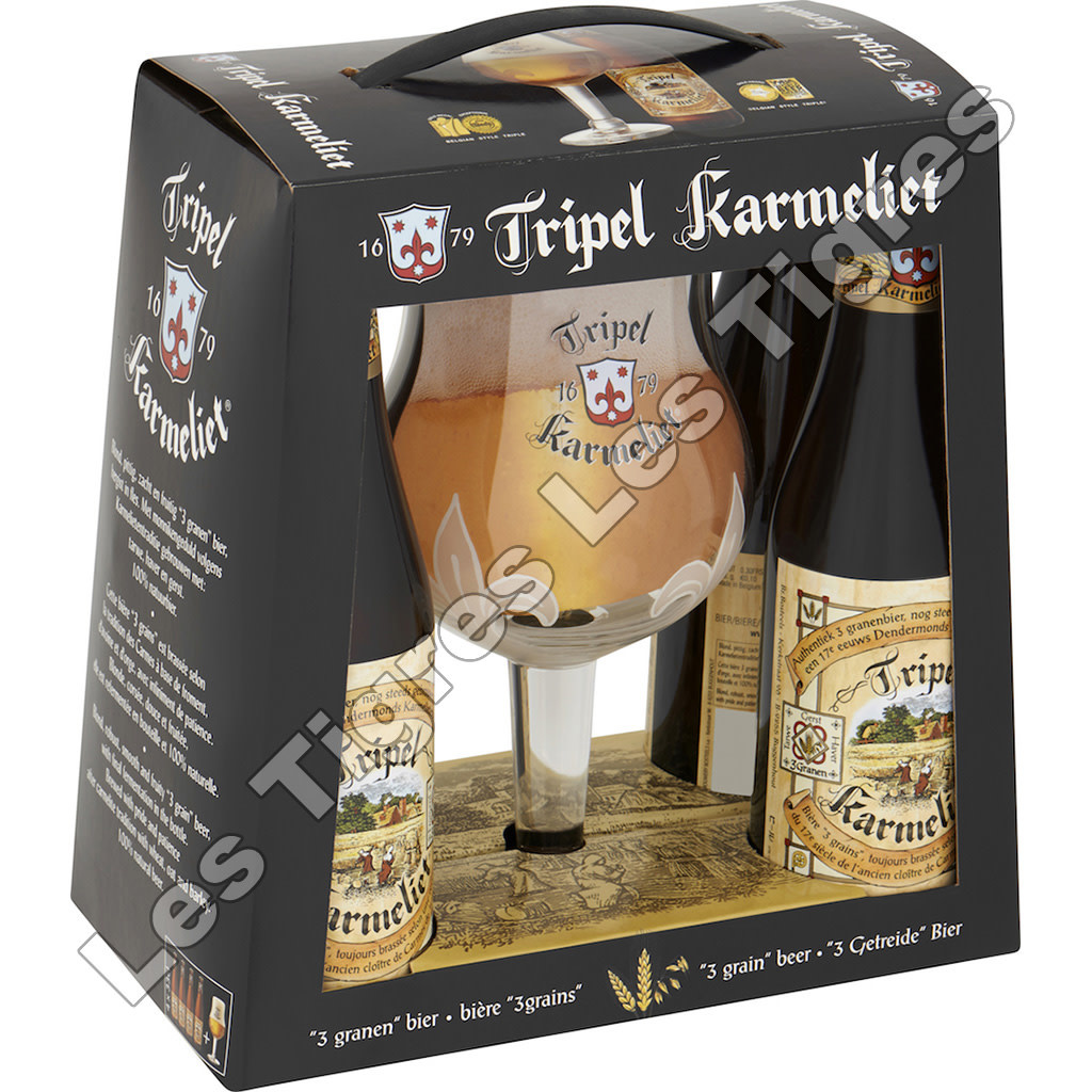 Karmeliet TRIPEL KARMELIET COFFRET 4 X 33CL + 1VERRE B6S1