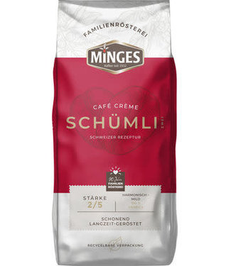 Minges MINGES CAFE CREME SCHUMLI 2 MILD  8 X 1 KG B8S8