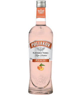 Poliakov POLIAKOV VODKA PEACH 37.5 DEG VOL 70CL B6S1