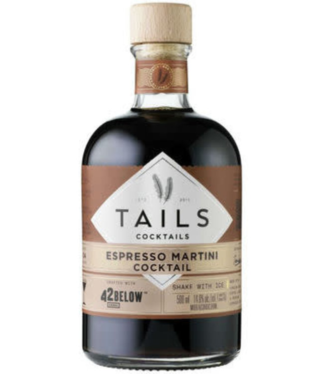 Label 5 TAILS COCKTAILS ESPRESSO MARTINI COCKTAIL 14.9 % 50 CL B6S1