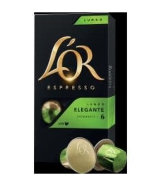 L or L OR LUNGO ELEGANTE 10 X 10 CAPS B10S10