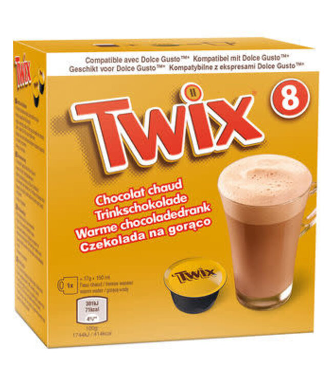 Twix TWIX HOT CHOCOLATE 8 PODS  5 X 136 GR B5S5