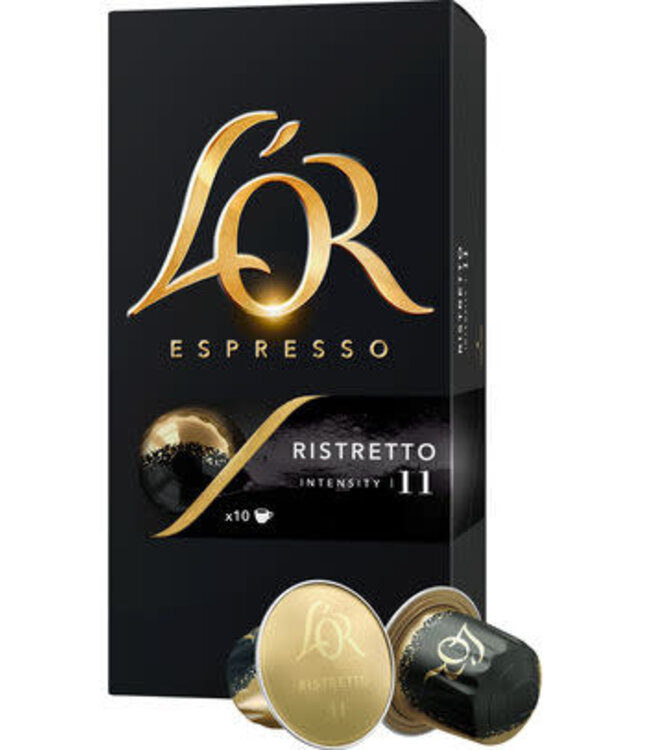 L or L OR RISTRETTO 10 X 10 CAPS B10S10