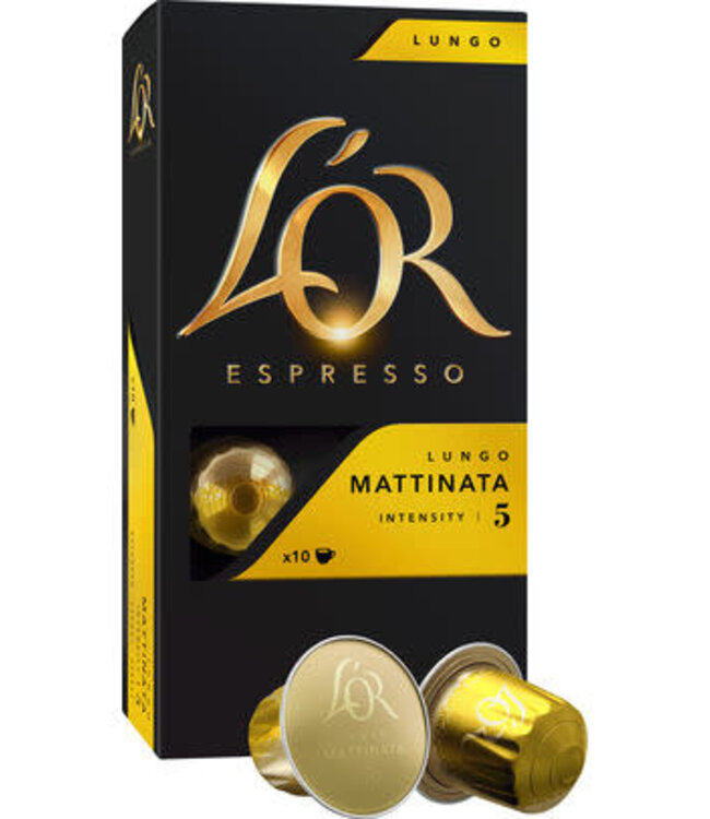 L or L OR LUNGO MATTINATA 10 X 10 CAPS B10S10