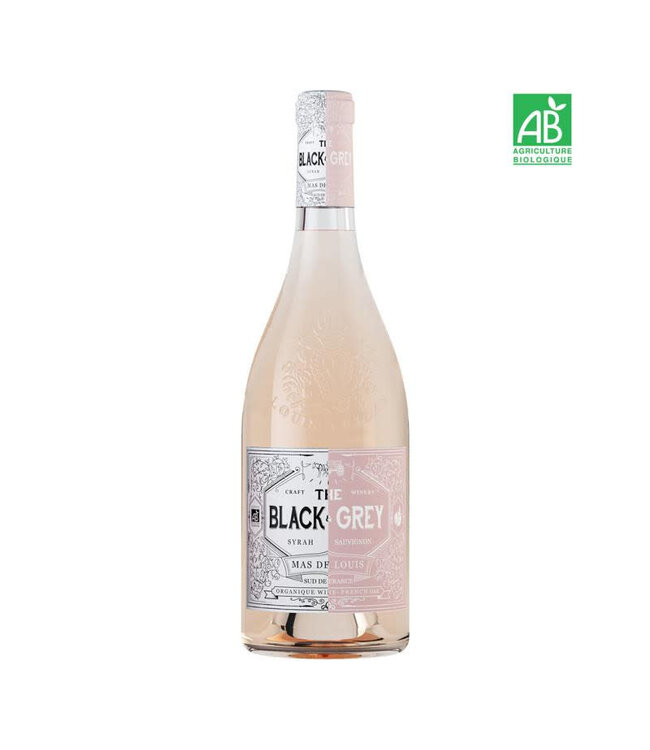 Vignobles Vellas - de 13° THE BLACK AND GREY VIN ROSE MAS DE LOUIS BIO 12.5 % 75 CL