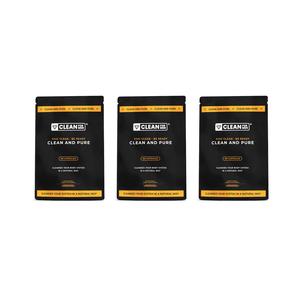 Clean for Men 3x Clean and Pure | promotion box