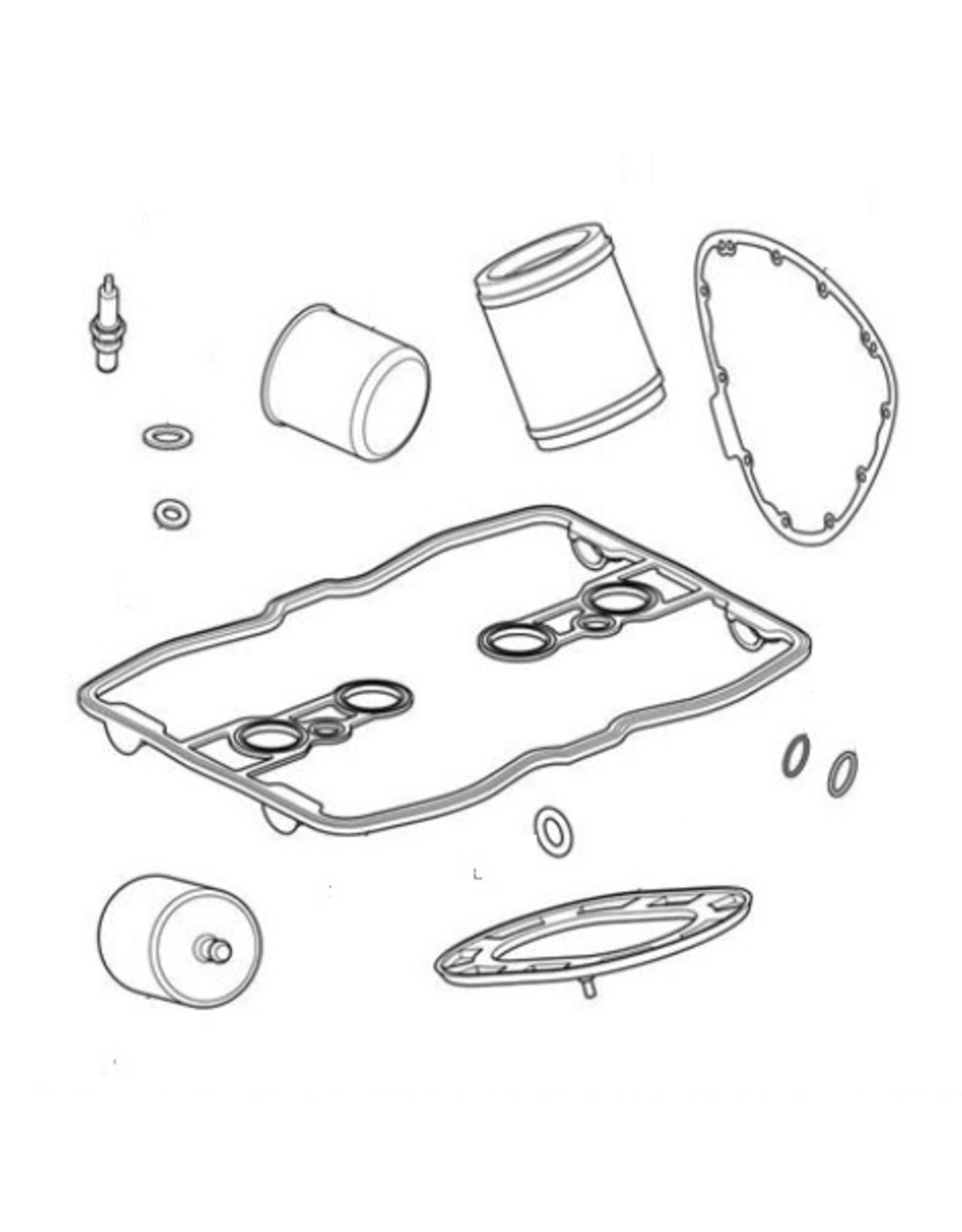Service kit voor grote beurt.