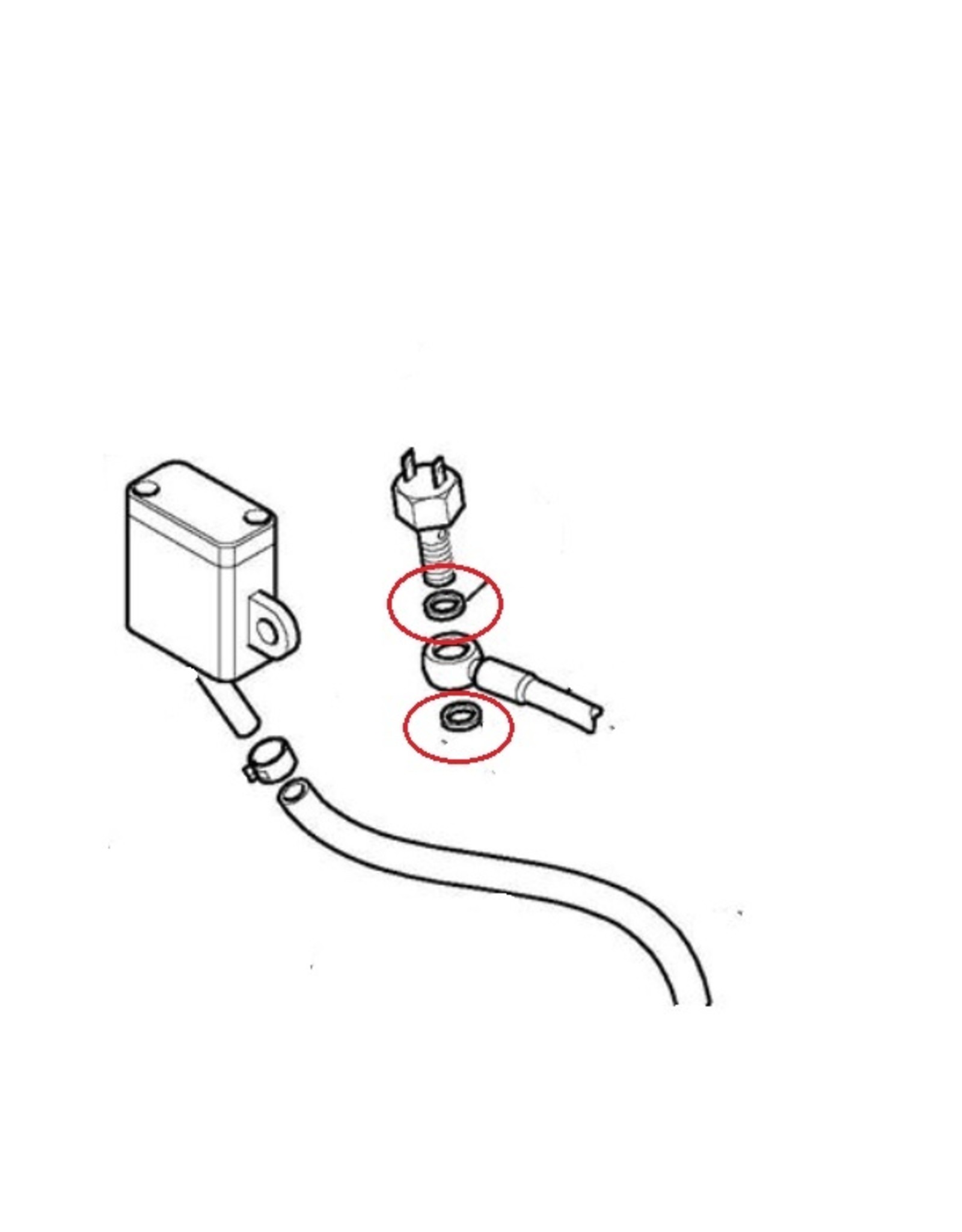 Afdichtring 15.2 x 10 x 1