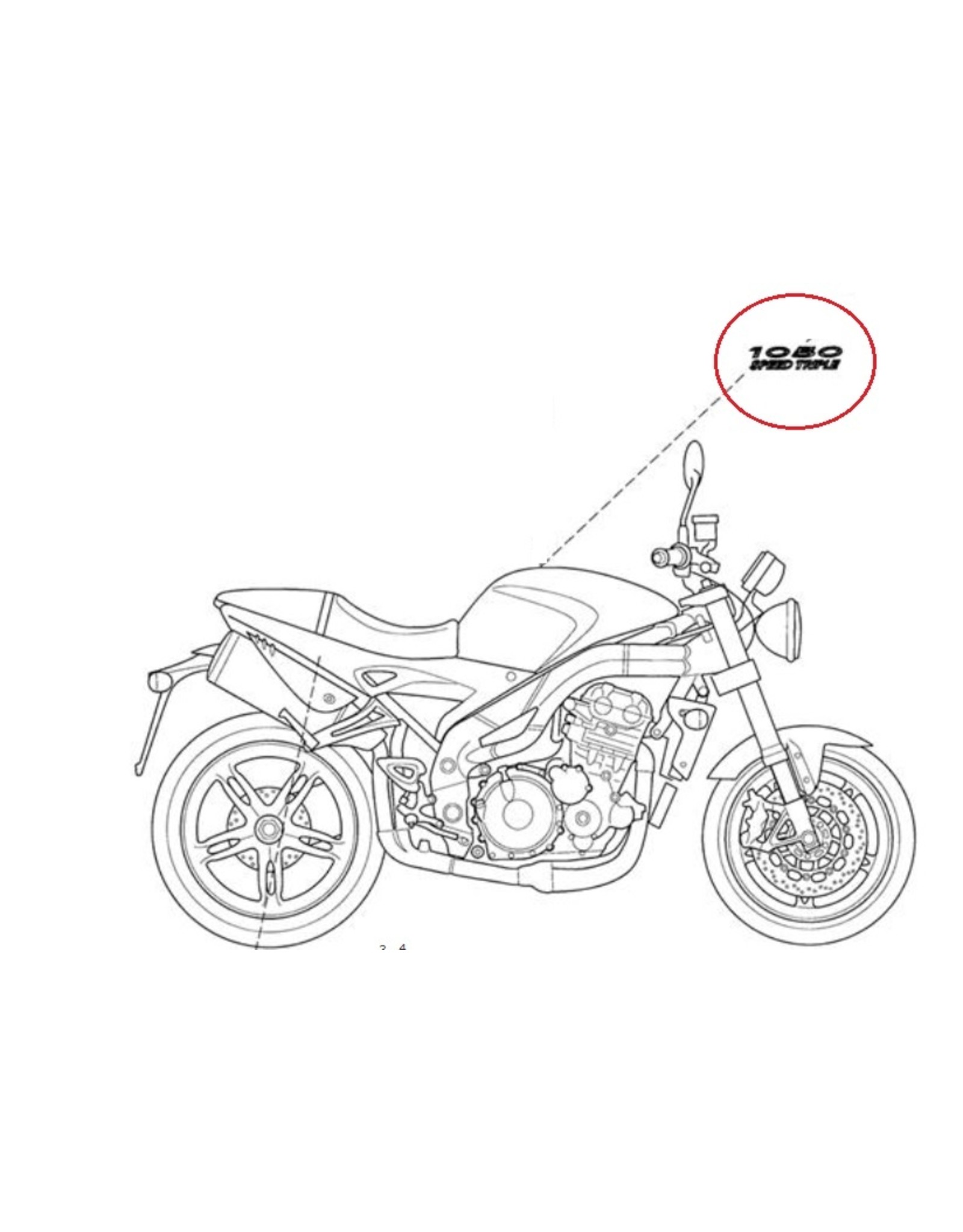 Tank sticker White Bikes