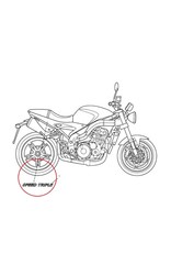 Sticker zijdeel links