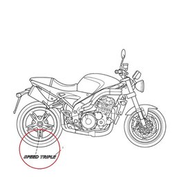Sticker zijdeel links