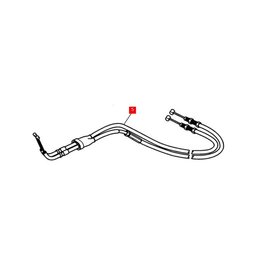 Gaskabelset (lang model voor risers)