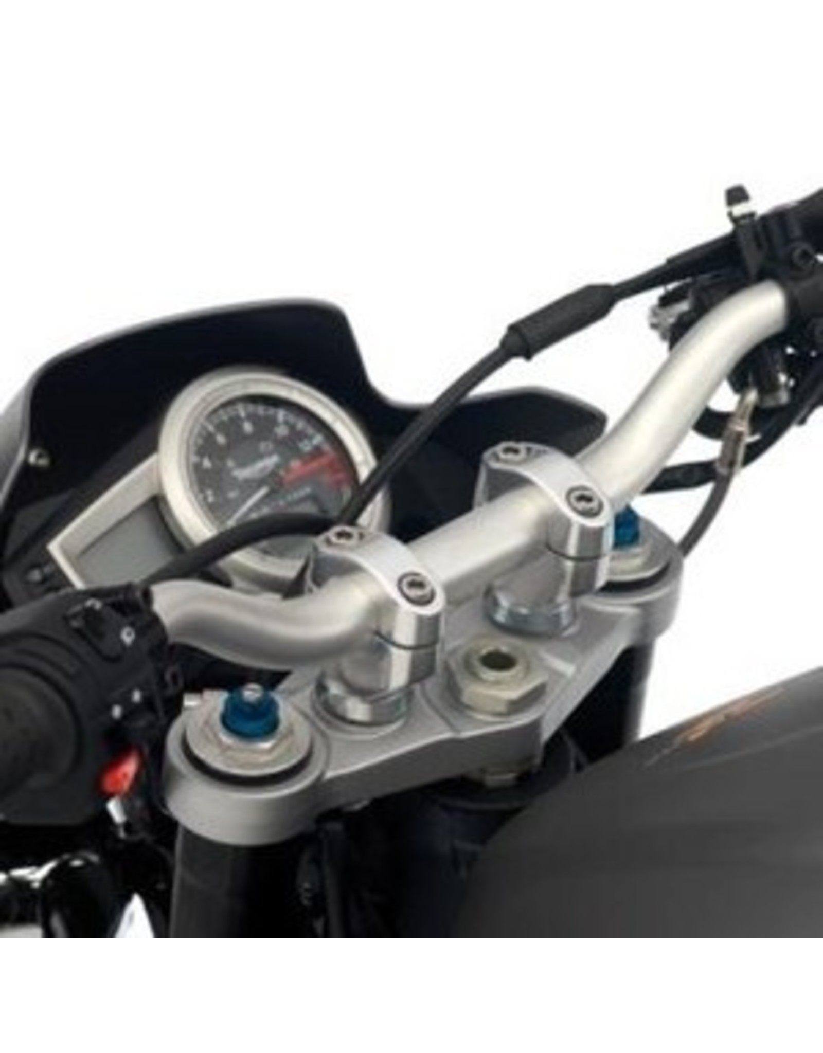 Triumph Stuur zilver dik