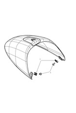 Seat cowl Bullet buddyseat Matt