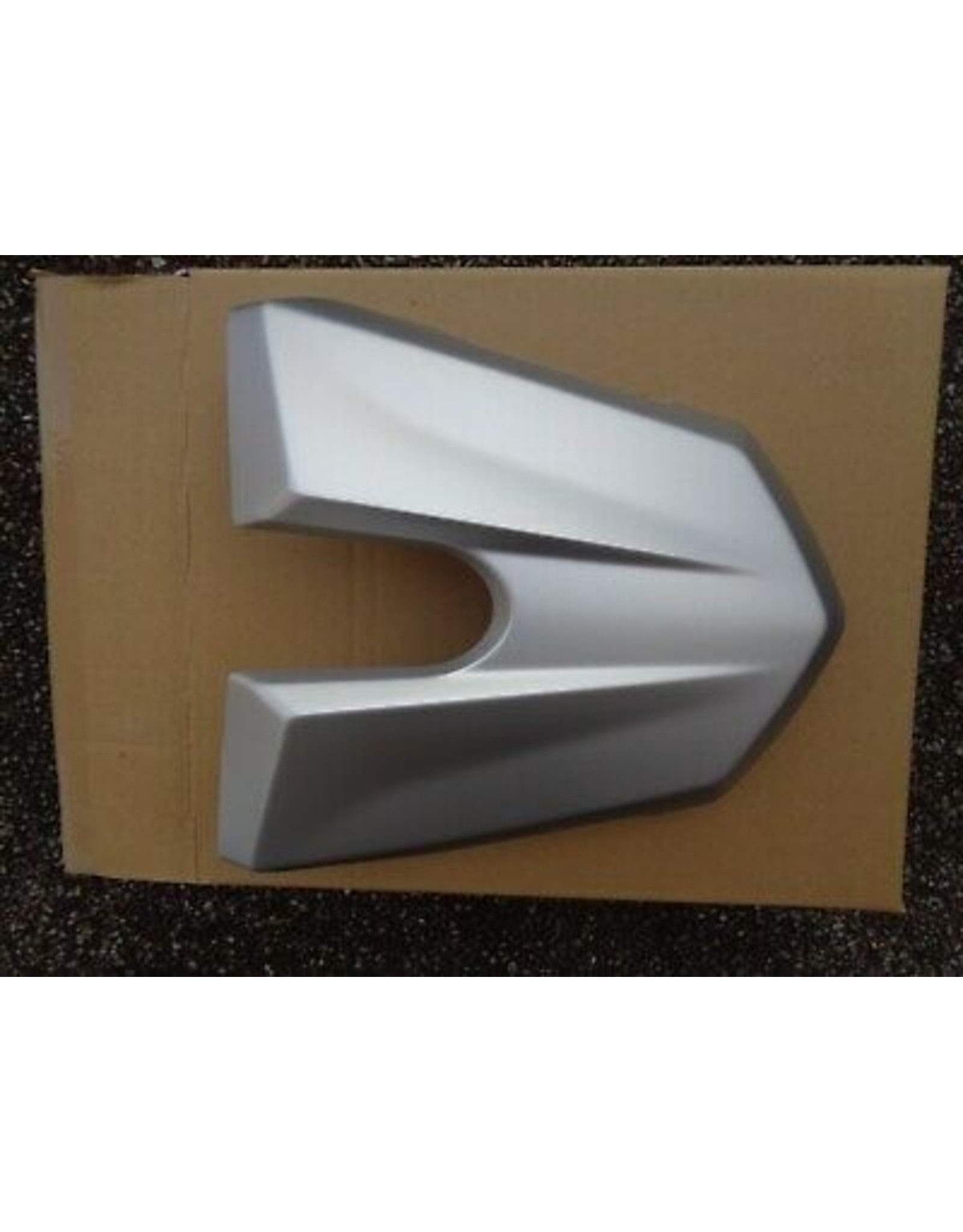 Seat Cowl Matt Aluminium Silver